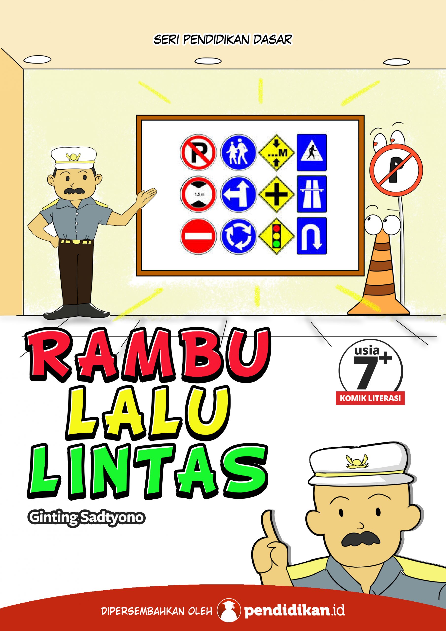 bacaan literasi anak menarik pengetahuan dasar rambu lalu lintas