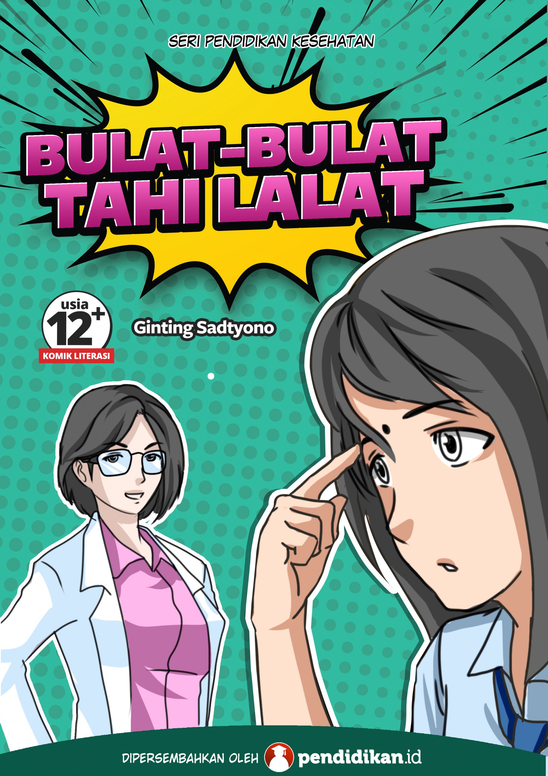 komik kesehatan, komik literasi, komik edukasi, apa itu tahi lalat