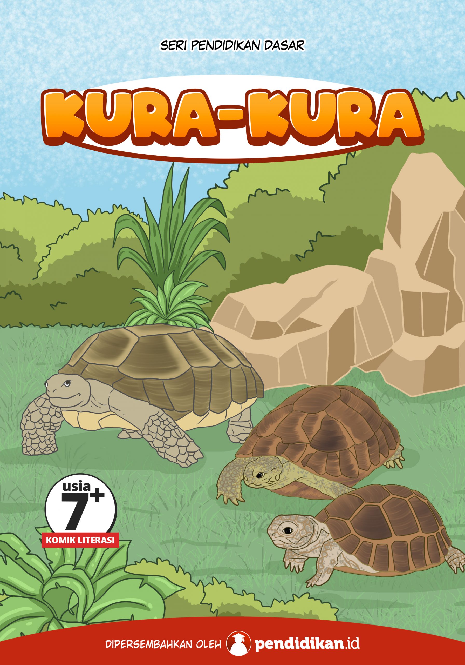 buku bacaan sekolah dasar hewan kura-kura