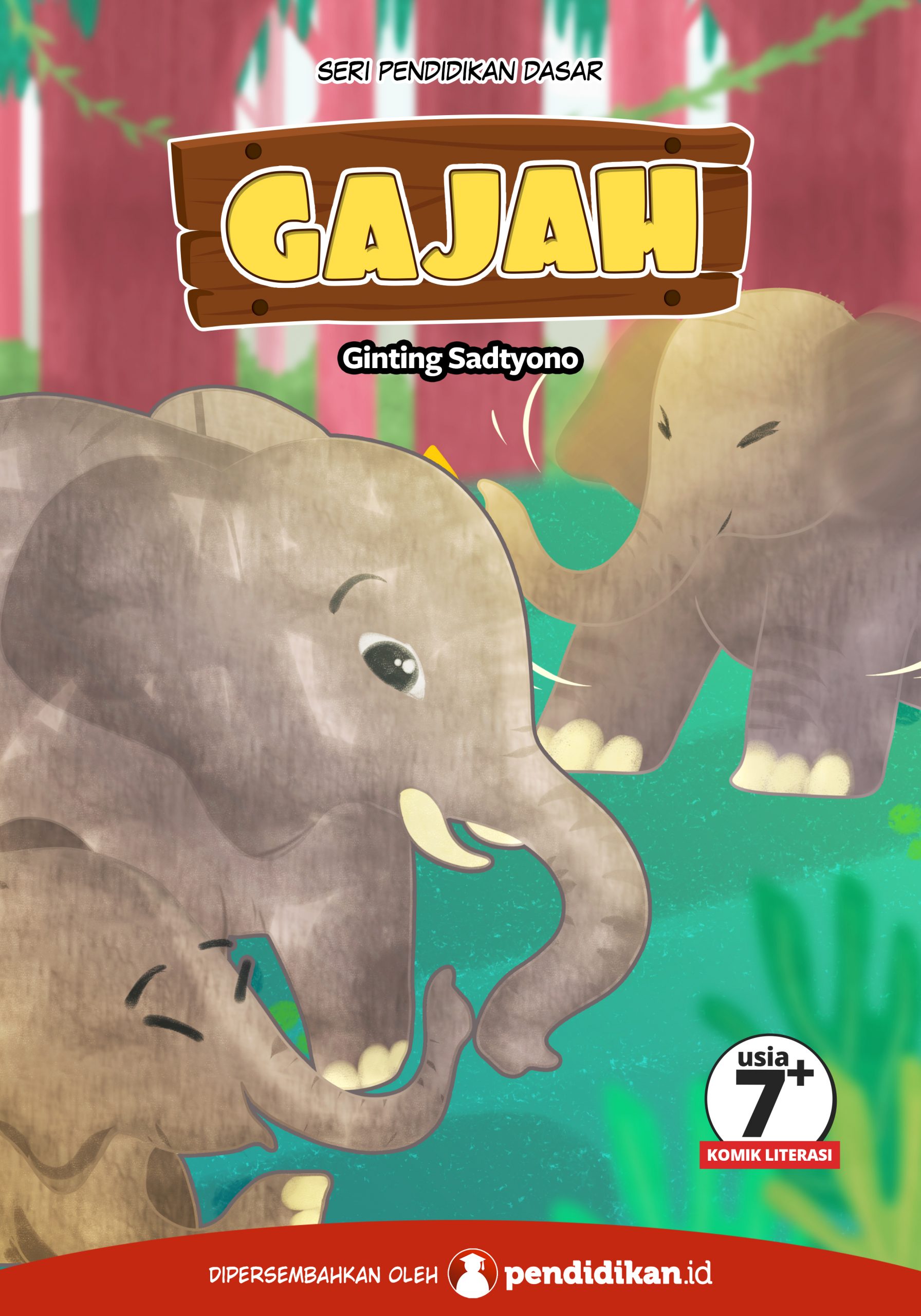 buku literasi bacaan anak pengetahuan gajah