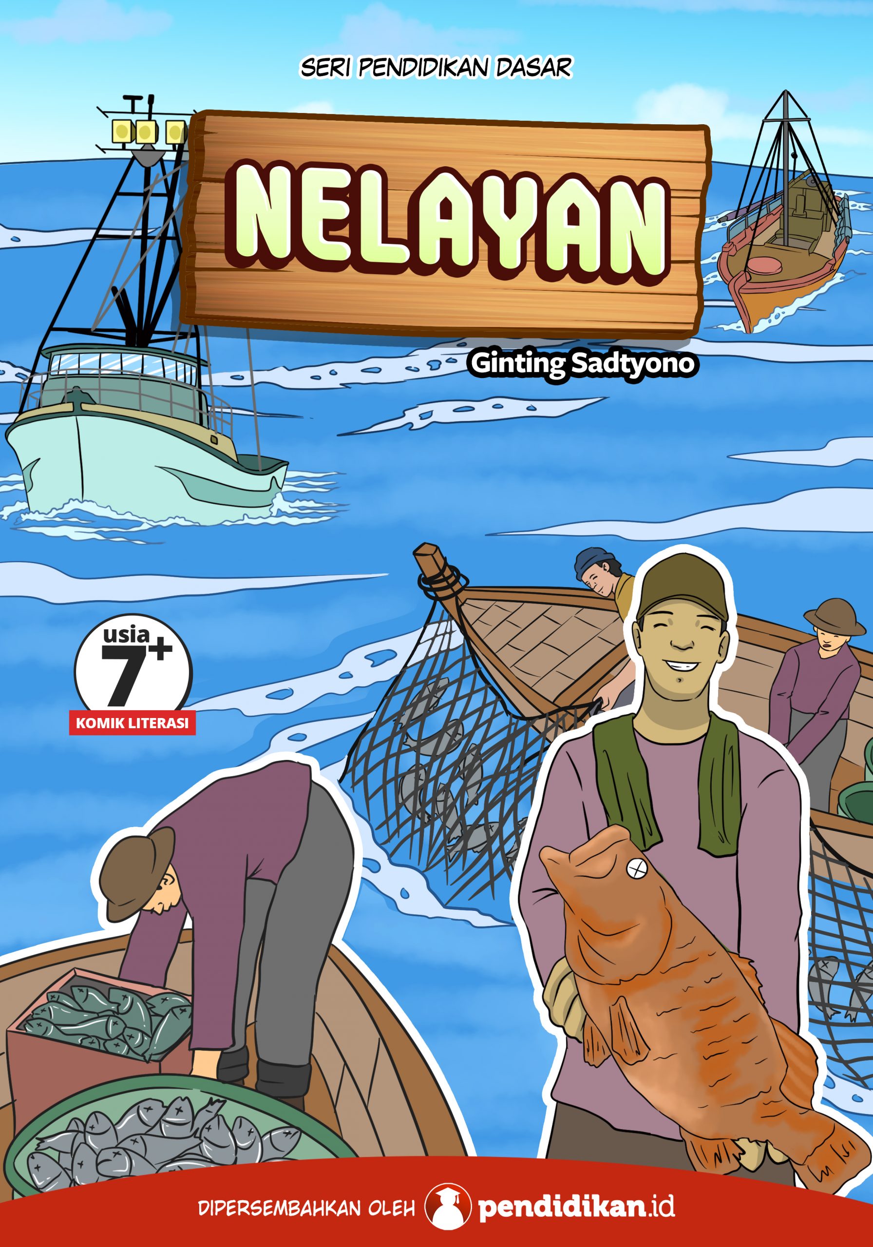 buku bacaan pendidikan dasar nelayan profesi