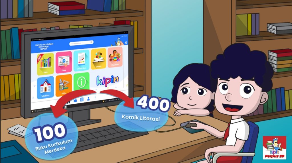 Free Digital Libraries for Elementary Schools throughout Indonesia
