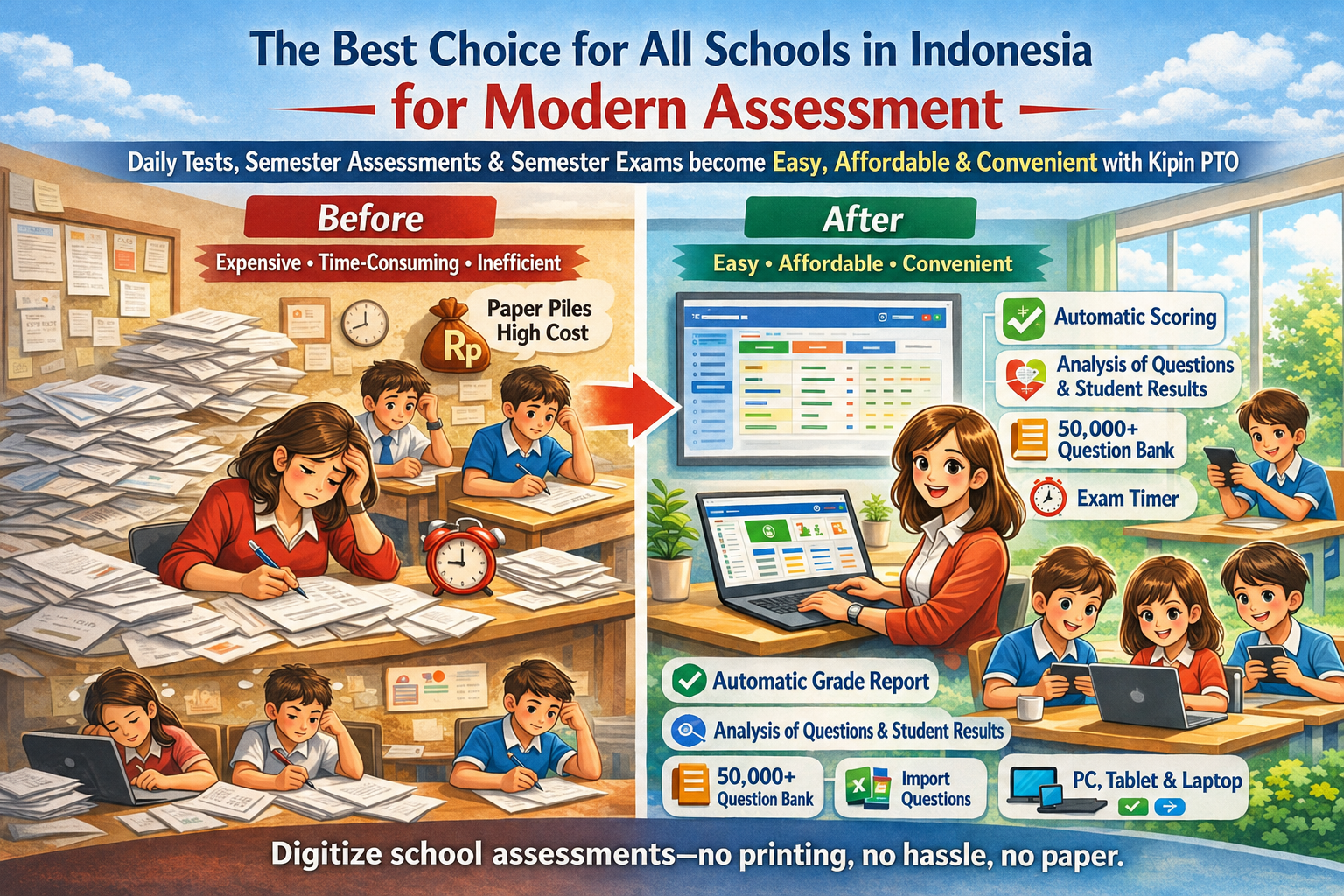 Transforming School Assessments into an Easy, Affordable, and Enjoyable Experience