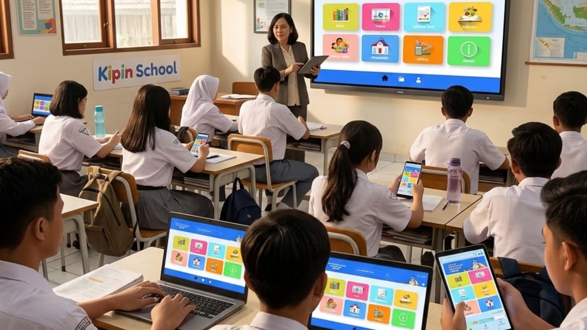 Closing the Digital Divide in Indonesian Classrooms Lessons from a Year of School Transformation